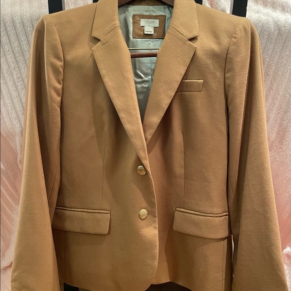 J. Crew Tan Wool Blazer size 12